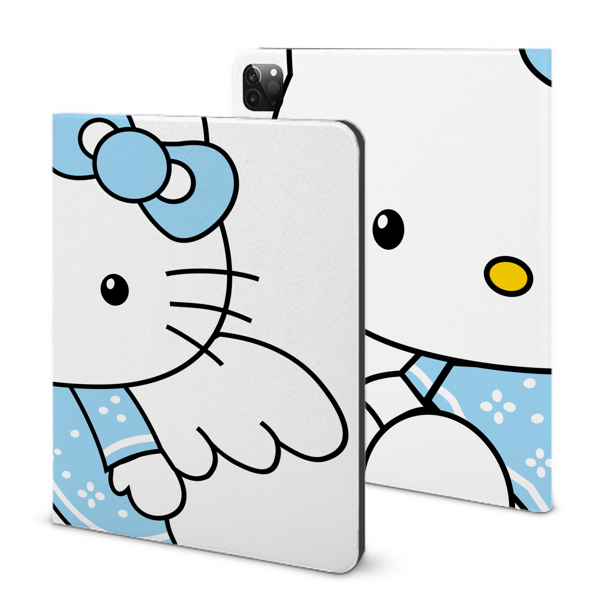 （画像用） Hello Kitty ハローキティ IPadケース ペンホルダー付き ブックスタイルデザイン